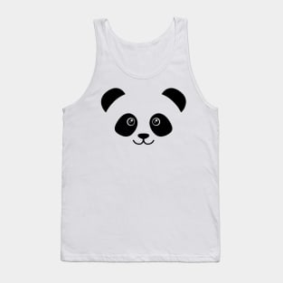 Cute Panda Face Tank Top